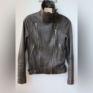 SALE!! 🔥 MAJE 100% Genuine LAMBSKIN LEATHER JACKET